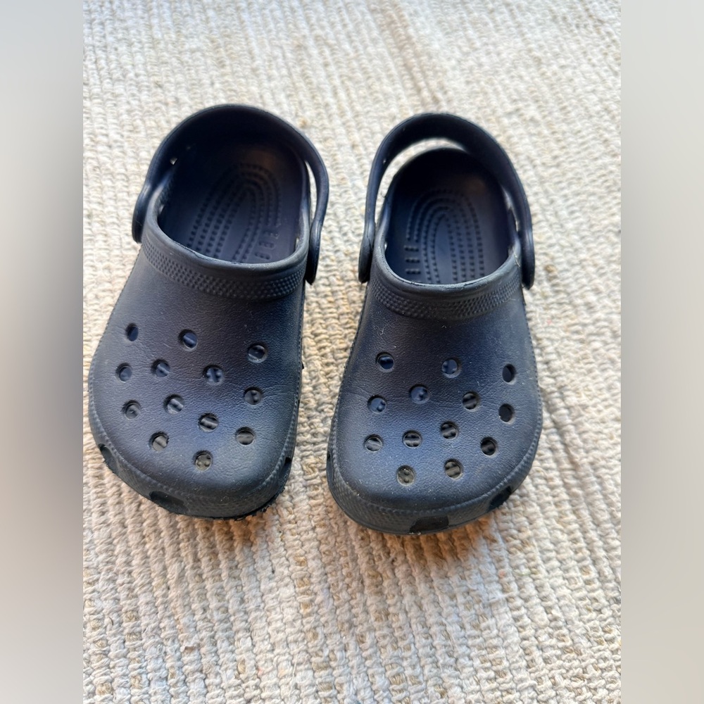 Crocs -Kids Casual Black Clog Shoes